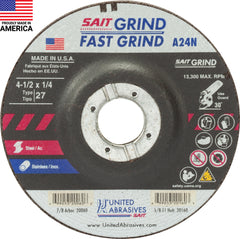 UNITED ABRASIVES SAIT 20060 GRINDING & CUT OFF WHEELS