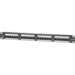SIGNAMAX Signamax 24458MDX-C5E 24-Port CAT5e MDX-Series Patch Panel, 1U RMS