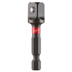 MILWAUKEE Milwaukee 48-32-5031 Heavy Duty Impact Duty Socket Adapter, Hex x Square Drive, 1/4 Inch Male Drive, 3/8 Inch Female Drive