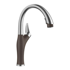 BLANCO Blanco 442032 Artona Single Handle Pull Down Kitchen Faucet in PVD Steel with Café