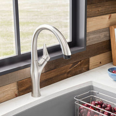 BLANCO Blanco 442037 Artona Pull-Down Kitchen Faucet 1.5 GPM - PVD Steel
