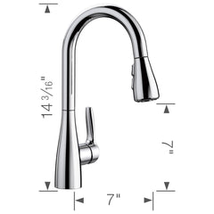 BLANCO Blanco 442209 Atura Pull-Down Bar Faucet 1.5 GPM - Chrome
