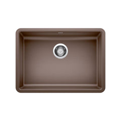 BLANCO BLANCO 442546 Precis 25 x 18 in No Hole Granite Composite Single Bowl Undermount Kitchen Sink in Café
