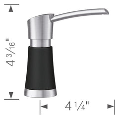 BLANCO Blanco 442902 Artona Soap Dispenser PVD Steel Coal Black