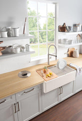 BLANCO Blanco 523027 Profina 36 x 19 in. Fireclay Single Bowl Farmhouse Kitchen Sink in Biscuit