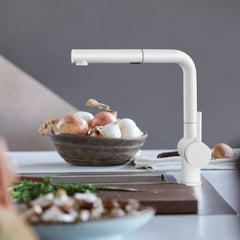 BLANCO Blanco 526373 Linus Pull-Out Kitchen Faucet 1.5 GPM - White