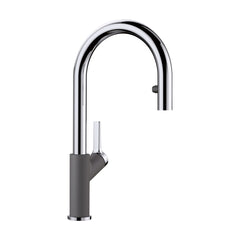 BLANCO Blanco 526395 Urbena Pull-Down Kitchen Faucet 1.5 GPM Chrome/Cinder