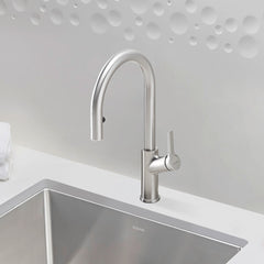 BLANCO Blanco 526389 Urbena Pull-Down Kitchen Faucet 1.5 GPM Classic Steel