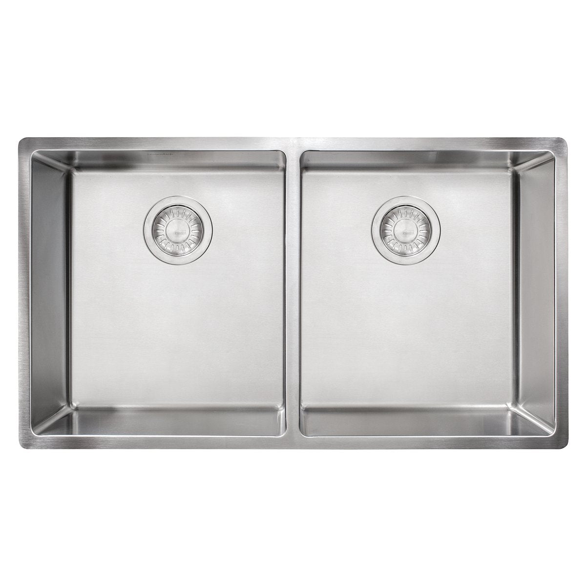 FRANKE Franke CUX120 Cube 31.5-in. x 17.7-in. 18 Gauge Stainless Steel Undermount Double Bowl Kitchen Sink