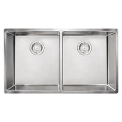 FRANKE Franke CUX120 Cube 31.5-in. x 17.7-in. 18 Gauge Stainless Steel Undermount Double Bowl Kitchen Sink