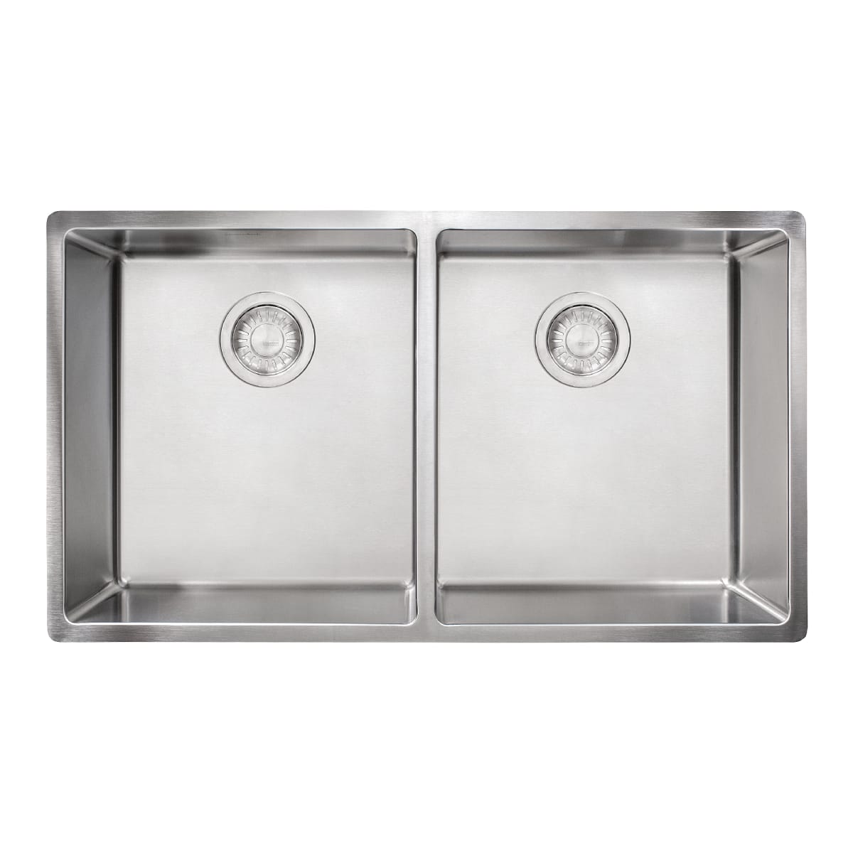 FRANKE Franke CUX120 Cube 31.5-in. x 17.7-in. 18 Gauge Stainless Steel Undermount Double Bowl Kitchen Sink