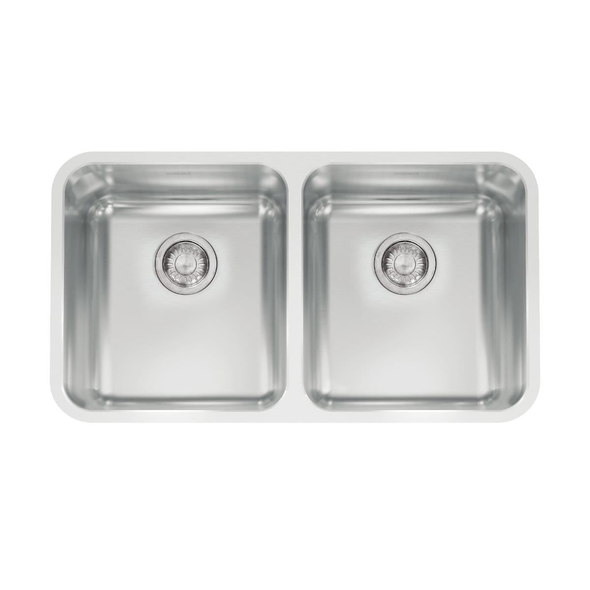 FRANKE Franke GDX12031 Grande 32-7/8 x 18-3/4 in. No Hole Stainless Steel Double Bowl Undermount Kitchen Sink
