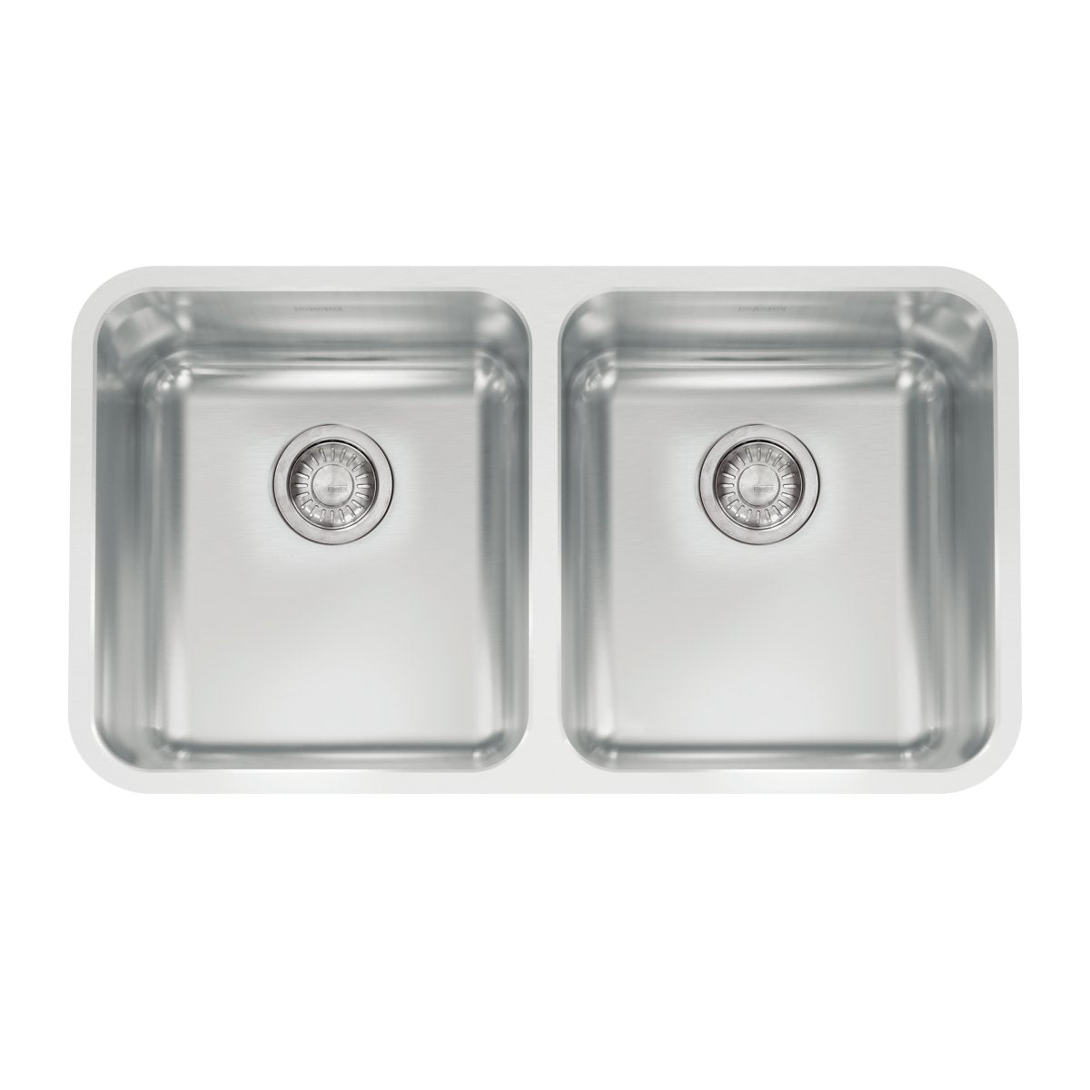 FRANKE Franke GDX12031 Grande 32-7/8 x 18-3/4 in. No Hole Stainless Steel Double Bowl Undermount Kitchen Sink