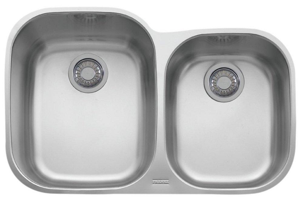FRANKE Franke RGX160 Regatta 31.5-in. x 20.5-in. 18 Gauge Stainless Steel Undermount Double Bowl Kitchen Sink