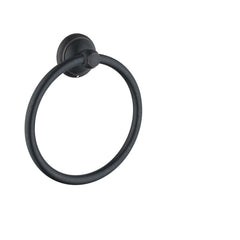 HANSGROHE Hansgrohe 06095920 C Round Closed Towel Ring in Rubbed Bronze