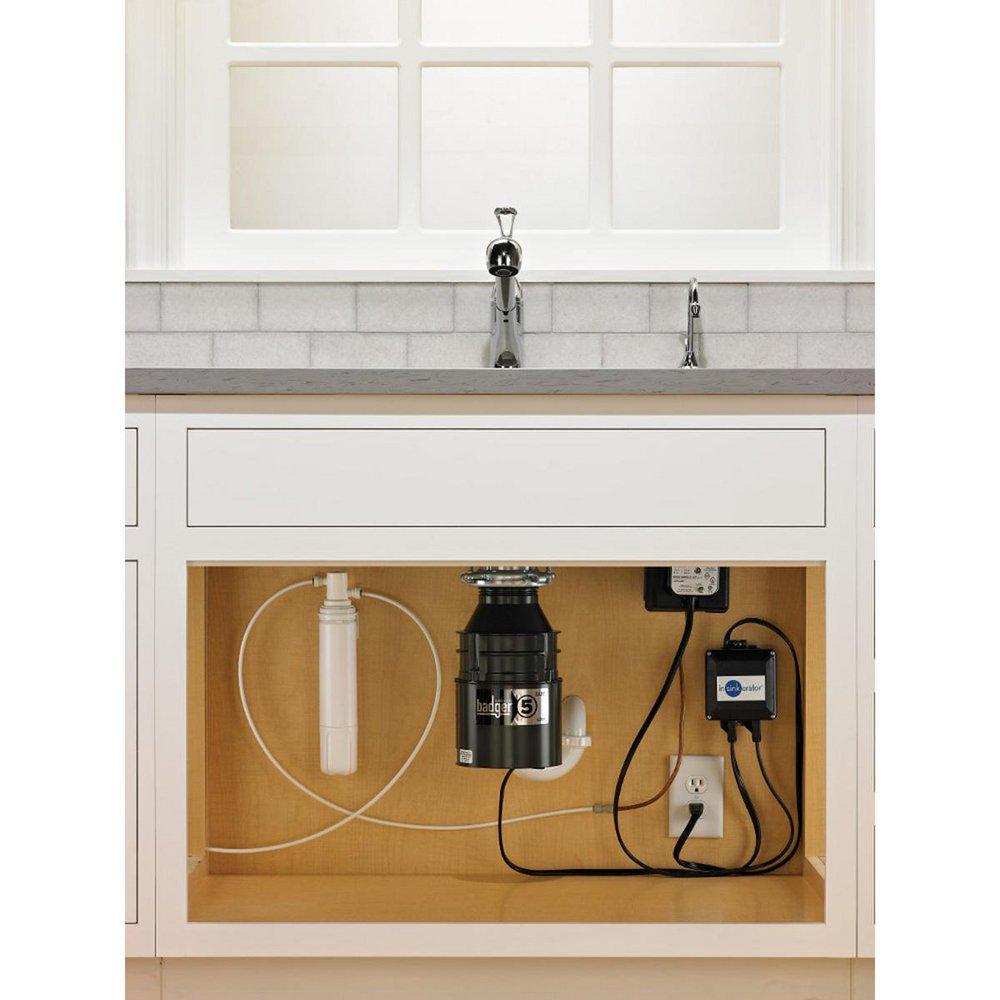 IN-SINK-ERATOR InSinkErator 79883-ISE Badger 5 1/2 Horsepower Continuous Feed Garbage Disposal