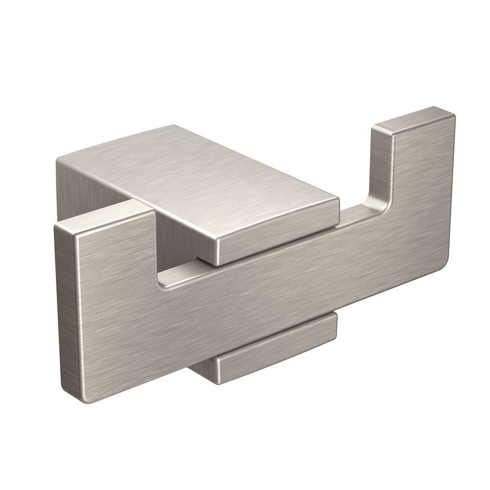 MOEN Moen BP3703BN Kyvos Double Robe Hook in Brushed Nickel