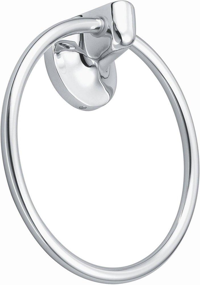 MOEN Moen 5886CH Aspen Round Closed Towel Ring in Polished Chrome