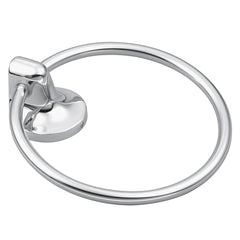 MOEN Moen 5886CH Aspen Round Closed Towel Ring in Polished Chrome