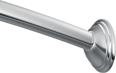 MOEN Moen CSR2155CH 60 In. Curved Decorative Shower Rod In Polished Chrome