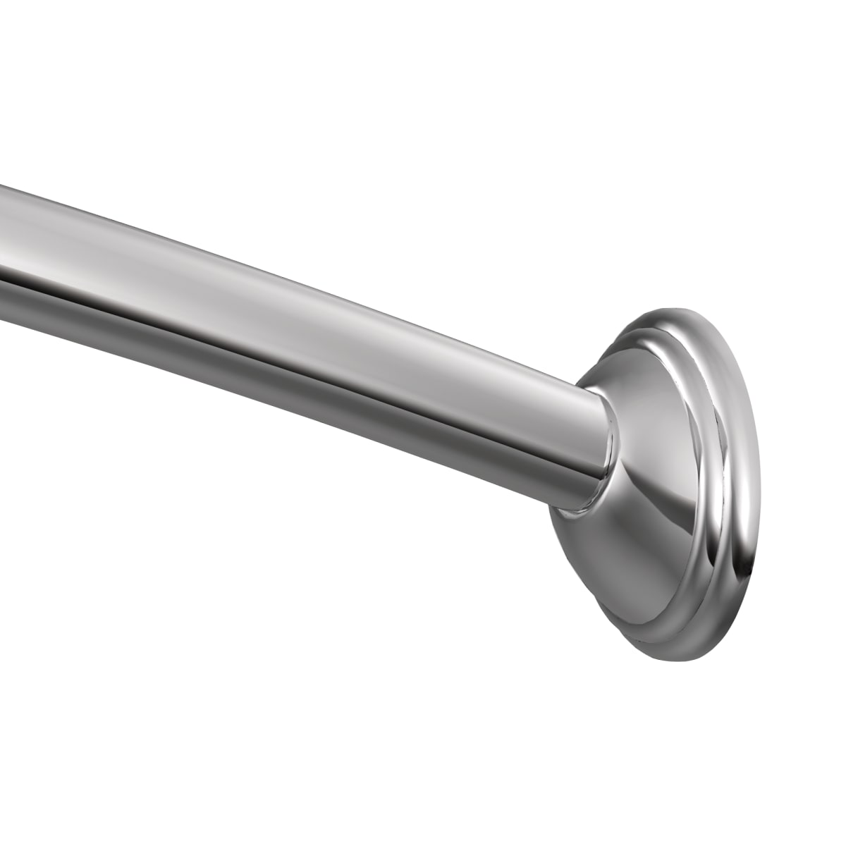 MOEN Moen CSR2155CH 60 In. Curved Decorative Shower Rod In Polished Chrome