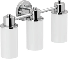 MOEN Moen DN0763CH Iso 3 Light 300W Bath Globe Light Polished Chrome