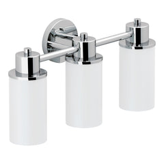 MOEN Moen DN0763CH Iso 3 Light 300W Bath Globe Light Polished Chrome