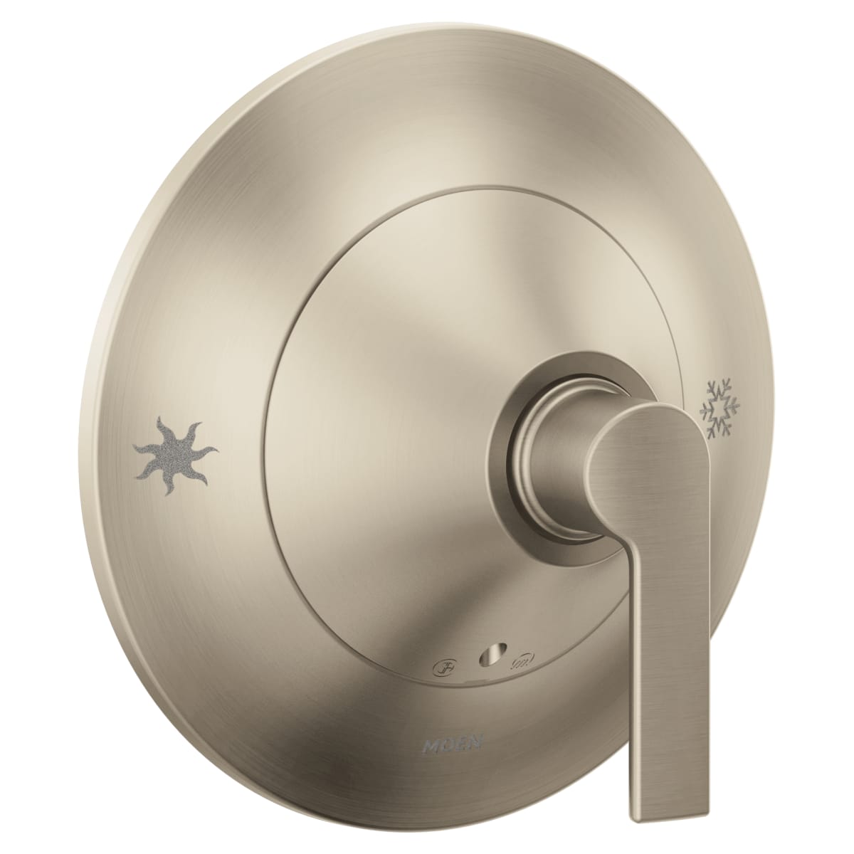 MOEN Moen TS2201BN Doux Single Handle Pressure Balancing Valve Trim in Brushed Nickel