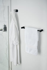 MOEN Moen YB0402BL Align 2 Robe Hook in Matte Black