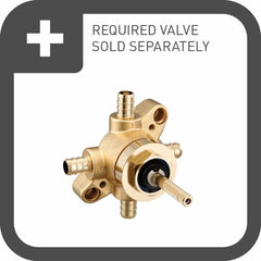 MOEN Moen UTS9381BG Colinet Single Handle Diverter Valve Trim in Brushed Gold