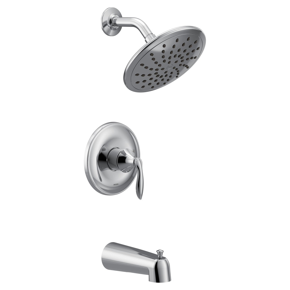 MOEN Moen UT2233EP Eva M-CORE 2-Series Eco Performance 1-Handle Tub and Shower Trim Kit in Chrome (Valve Sold Separately)