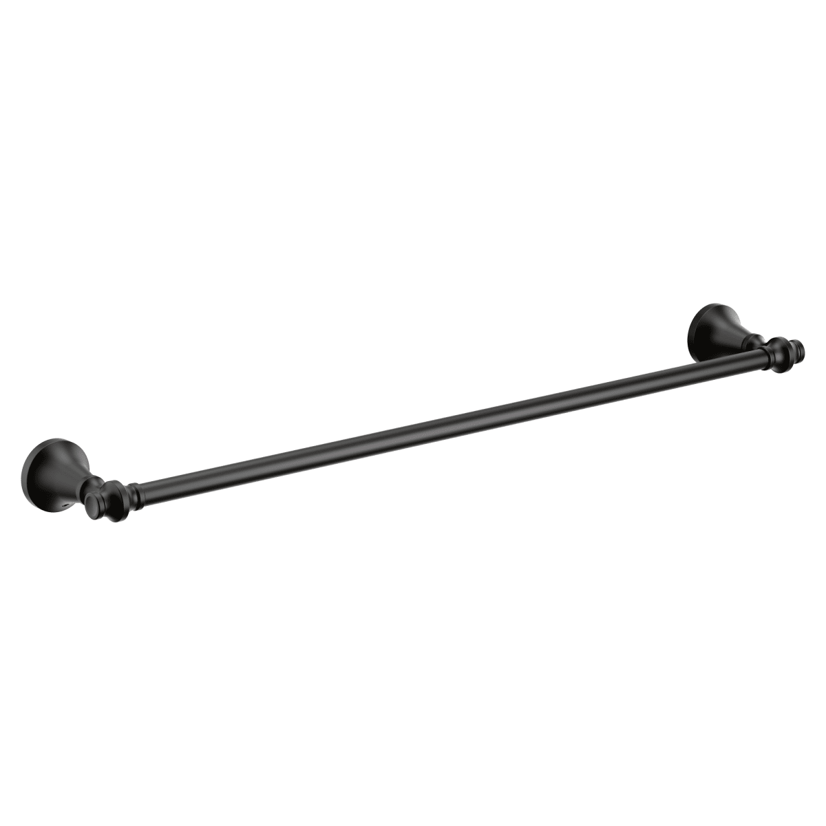 MOEN Moen YB0524BL Colinet 24 in. Towel Bar in Matte Black