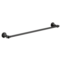 MOEN Moen YB0524BL Colinet 24 in. Towel Bar in Matte Black
