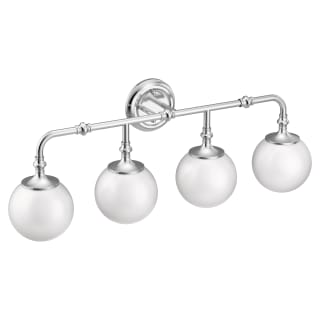 MOEN Moen YB0564CH Colinet 3-Light Dual-Mount Bath Bathroom Vanity Fixture with Frosted Glass in Chrome