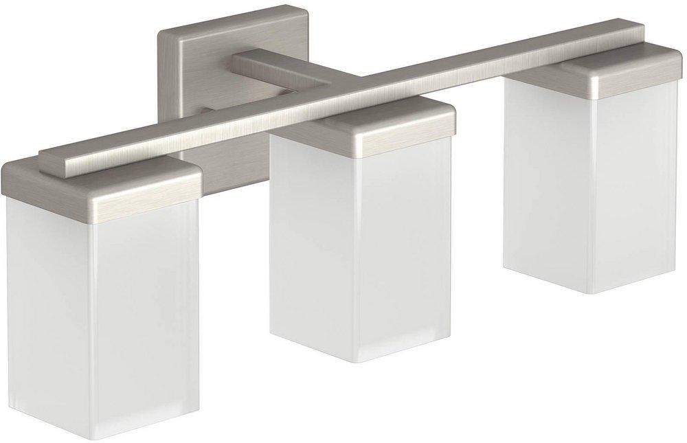MOEN Moen YB8863BN 90 Degree 3 Light Up/Down Lighting Bathroom Vanity Light in Brushed Nickel