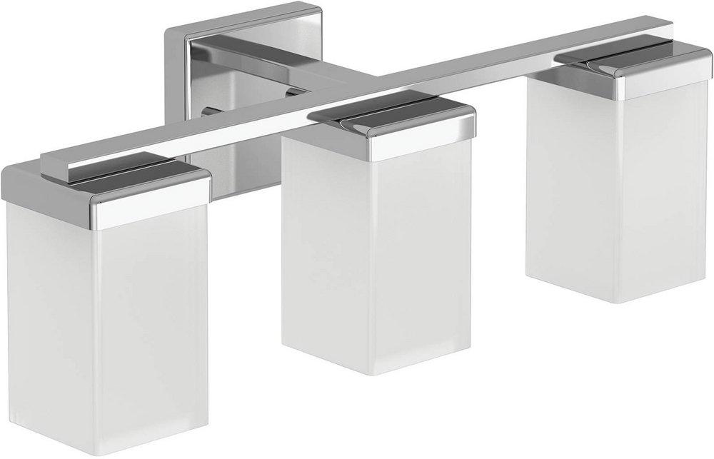 MOEN Moen YB8863CH 90 Degree 3-Light Up/Down Lighting Bathroom Vanity Light in Polished Chrome