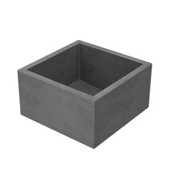 NATIVE TRAILS Native Trails NSB1515-S Ventana 15 x 15 in. Apron Front and Undermount NativeStone® Bar Sink in Slate