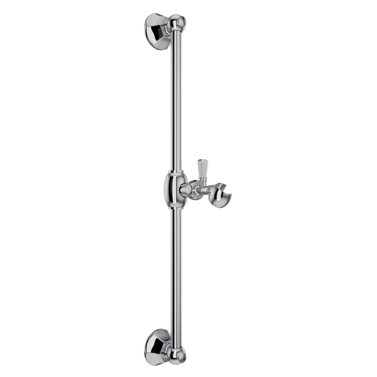 ROHL ROHL 1230APC Palladian 23-13/16 in. Shower Rail in Polished Chrome