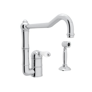 ROHL Rohl A3608/11LPWSAPC-2 Acqui® Extended Spout Kitchen Faucet With Side Spray in Polished Chrome