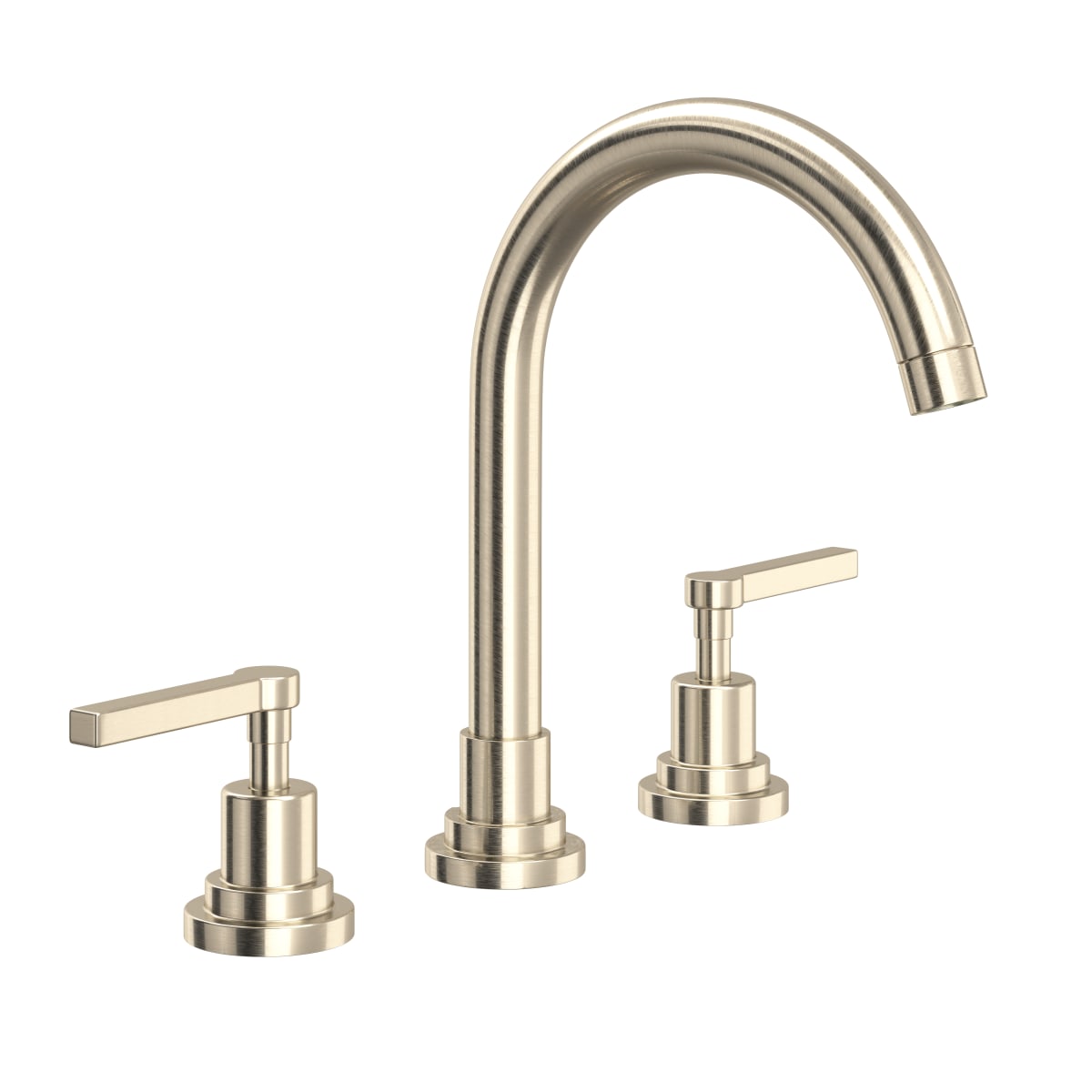 ROHL RohL A2208LMSTN-2 Lombardia Two Handle Widespread Bathroom Sink Faucet in Satin Nickel