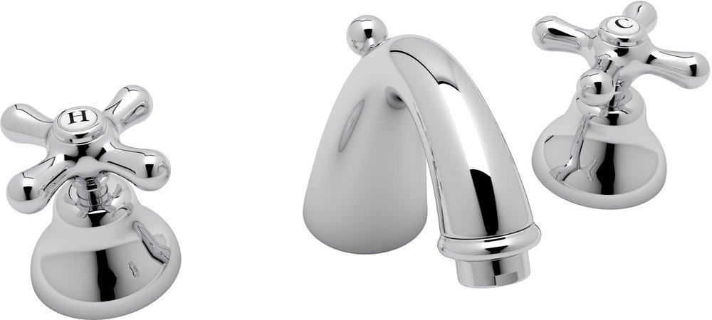 ROHL ROHL A2707XMAPC-2 Verona Two Handle Widespread Bathroom Sink Faucet in Polished Chrome