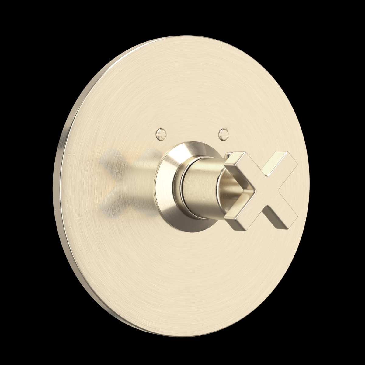 ROHL ROHL A4214XMSTN Lombardia Avanti Single Handle Thermostatic Valve Trim in Satin Nickel