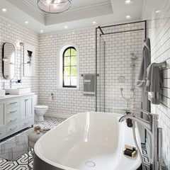 HANSGROHE Hansgrohe 04818830 Locarno Freestanding Tub Filler Trim with 1.75 GPM Handshower in Polished Nickel