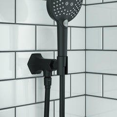 HANSGROHE Hansgrohe 04831670 Locarno 1/2 in. NPT Metal Hand Shower Holder in Matte Black