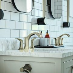 HANSGROHE Hansgrohe 04813820 Locarno Two Handle Widespread Bathroom Sink Faucet in Brushed Nickel
