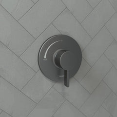 HANSGROHE Hansgrohe 15739341 Ecostat S Single Handle Pressure Balancing Valve Trim in Brushed Black Chrome