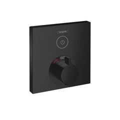 HANSGROHE Hansgrohe 15762671 ShowerSelect Single Handle Thermostatic Valve Trim in Matte Black
