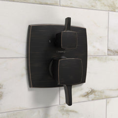 HANSGROHE Hansgrohe 15865921 Ecostat Classic Pressure Balance Trim Classic Square with Diverter in Rubbed Bronze