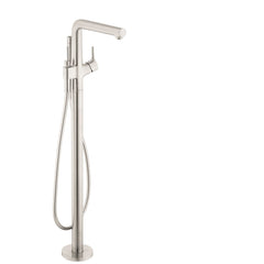 HANSGROHE Hansgrohe 72413821 Talis S 1.75 gpm Freestanding Tub Filler Trim with Single-Handle and Handshower in Brushed Nickel