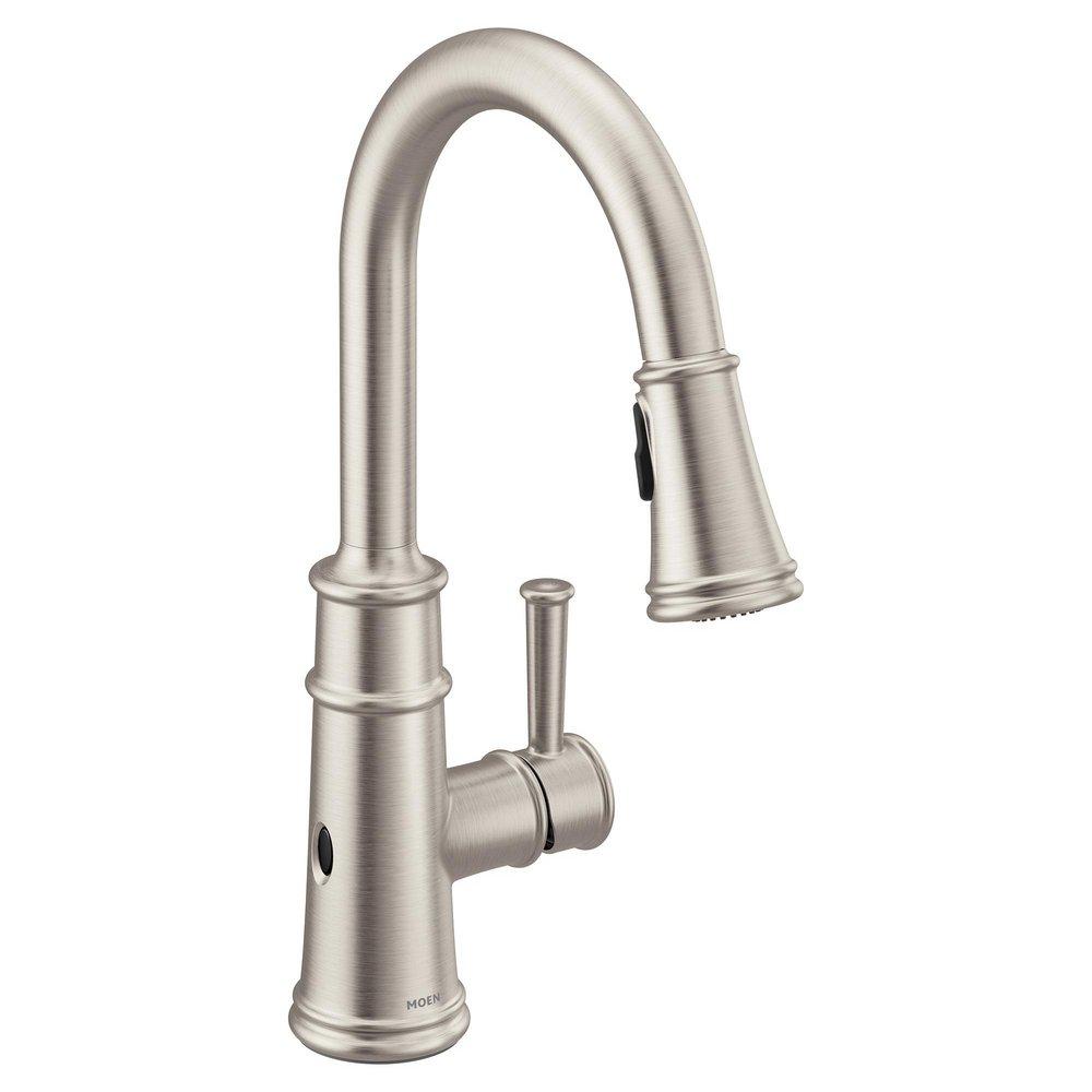MOEN Moen 7260EWSRS Belfield Single Handle Pull Down Touchless Kitchen Faucet
